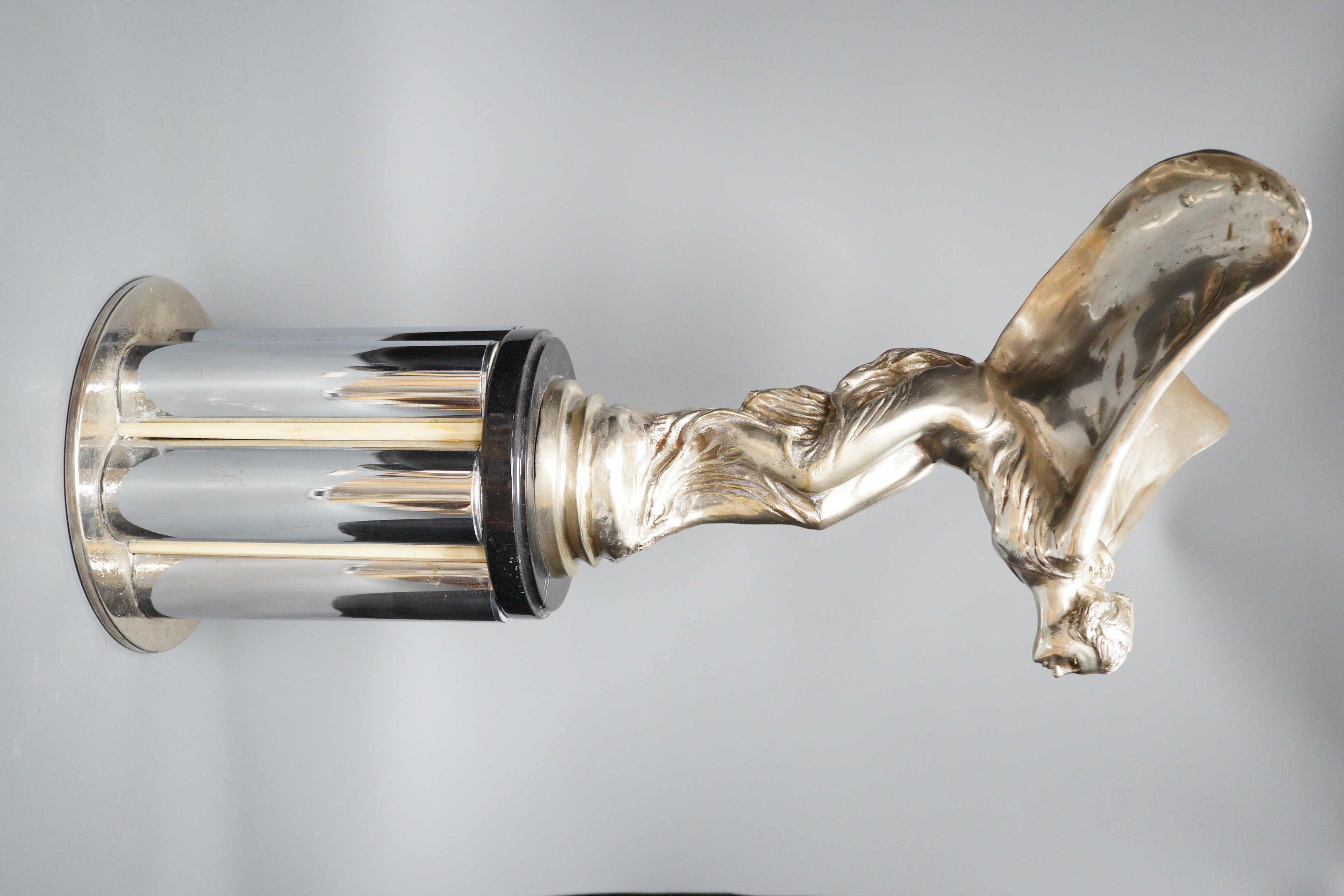 A large Spirit of Ecstasy centrepiece, 56cm